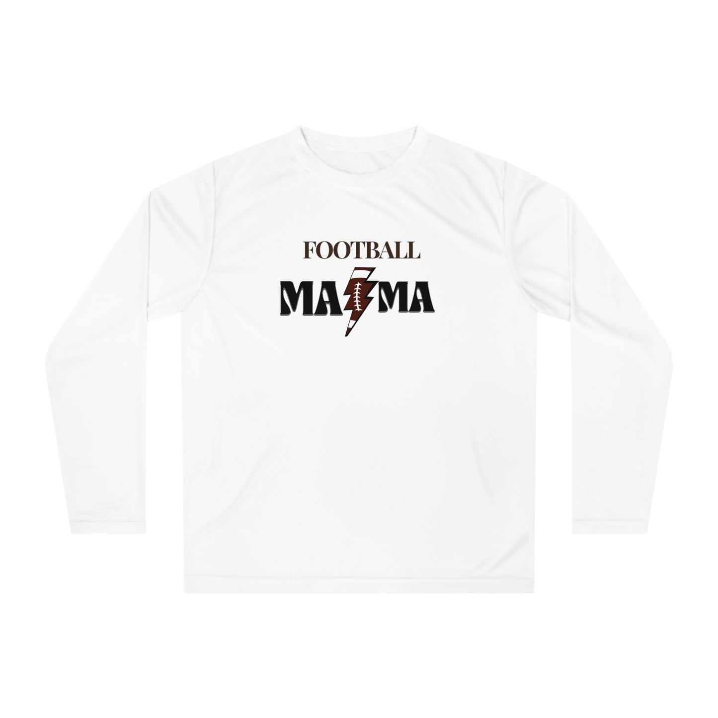 Football Mama Performance Long Sleeve Shirt