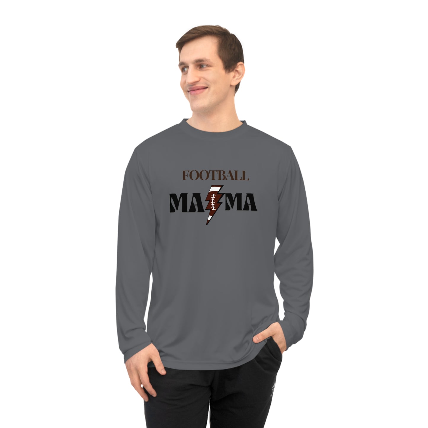 Football Mama Performance Long Sleeve Shirt