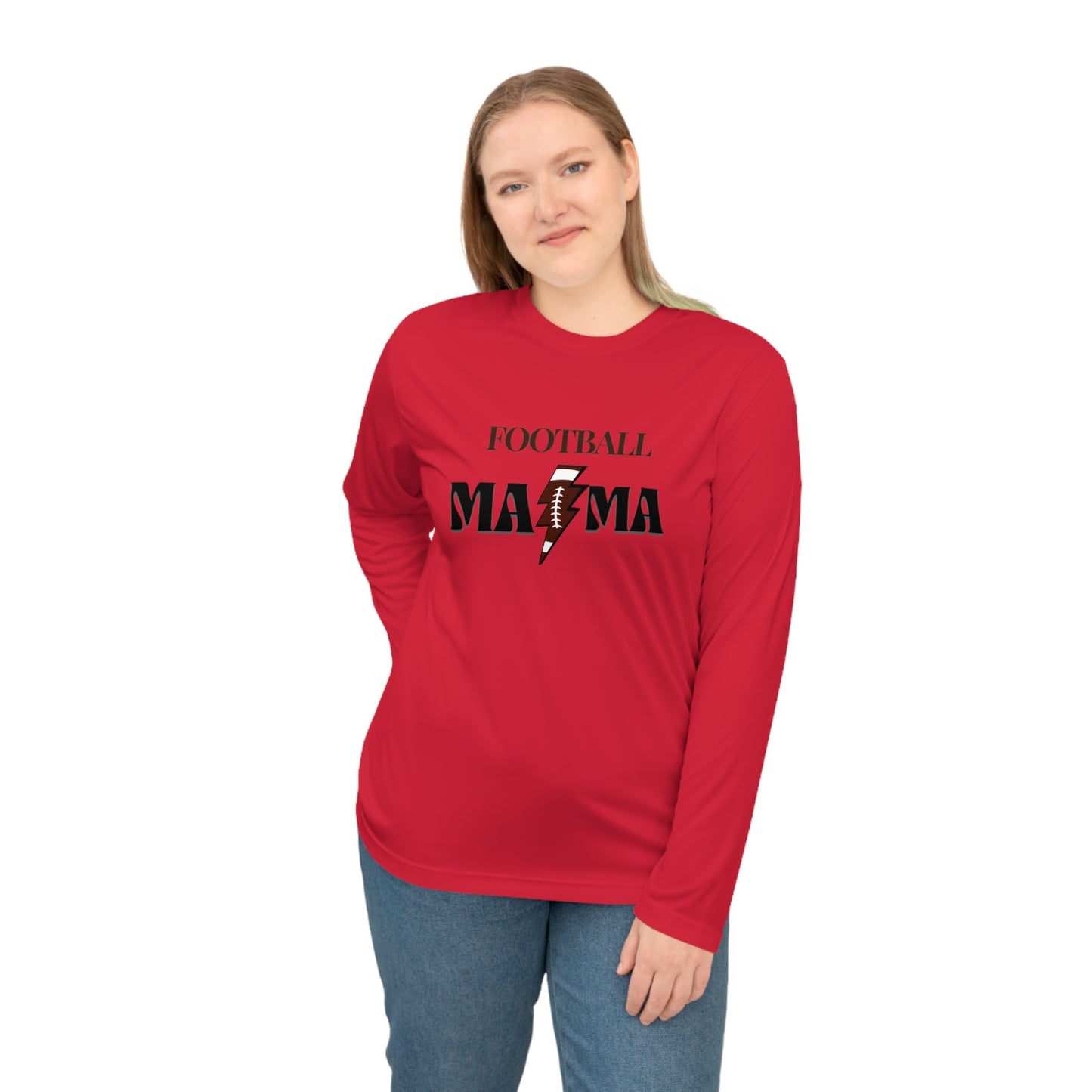 Football Mama Performance Long Sleeve Shirt