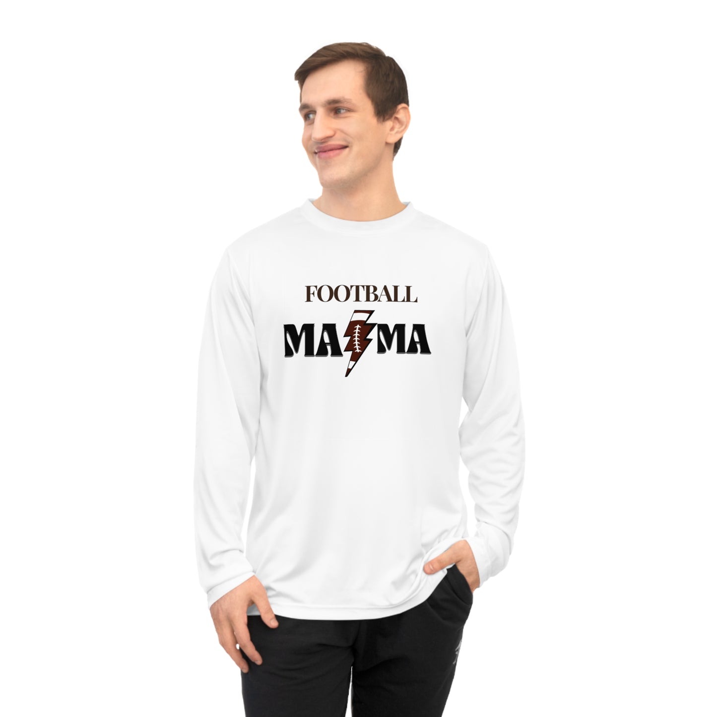 Football Mama Performance Long Sleeve Shirt