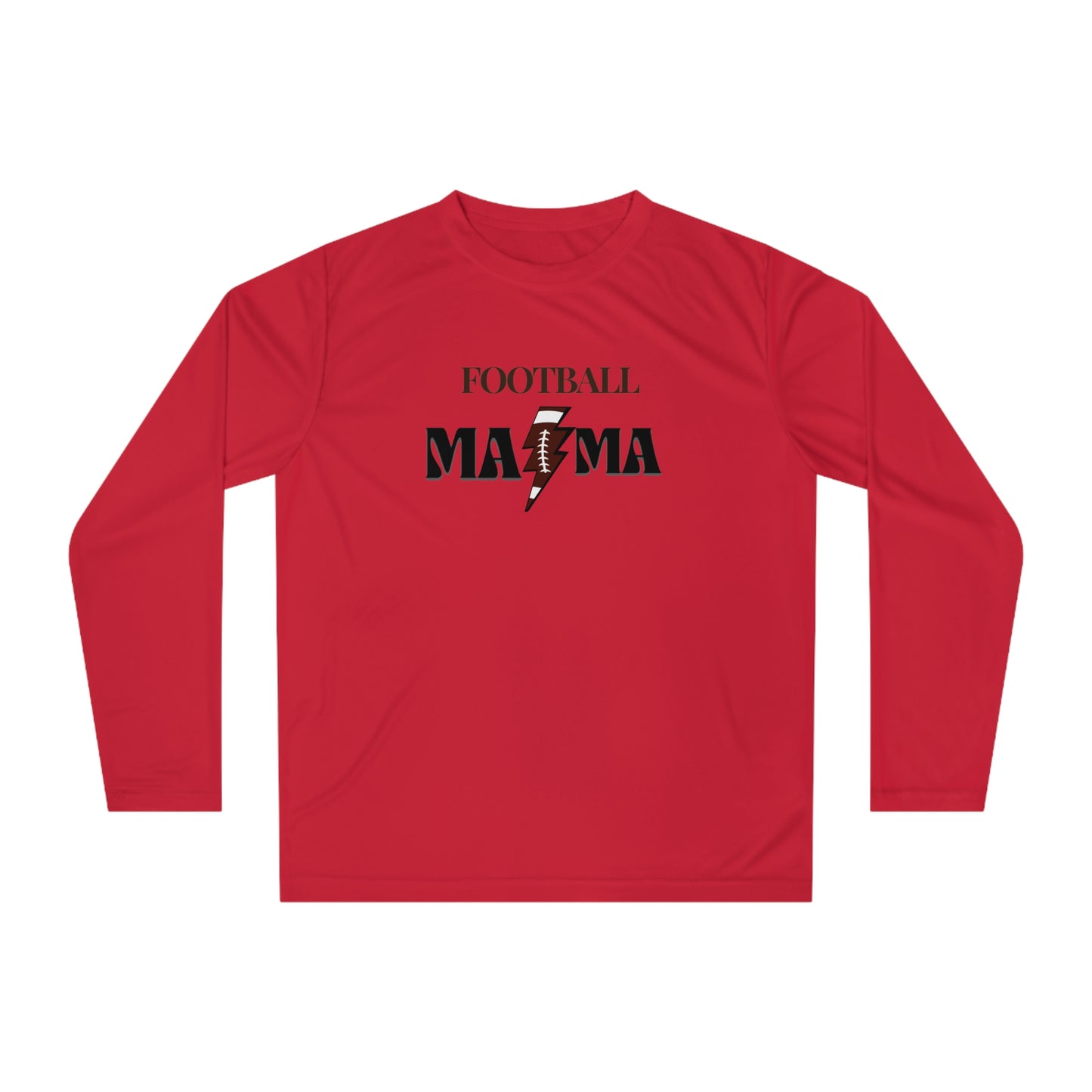 Football Mama Performance Long Sleeve Shirt