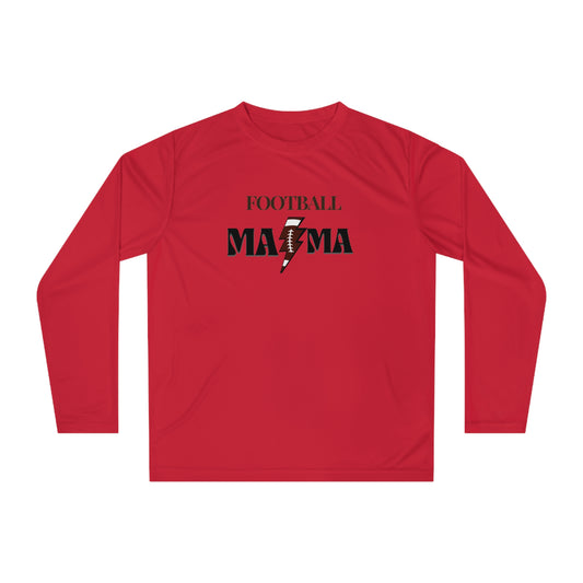 Football Mama Performance Long Sleeve Shirt