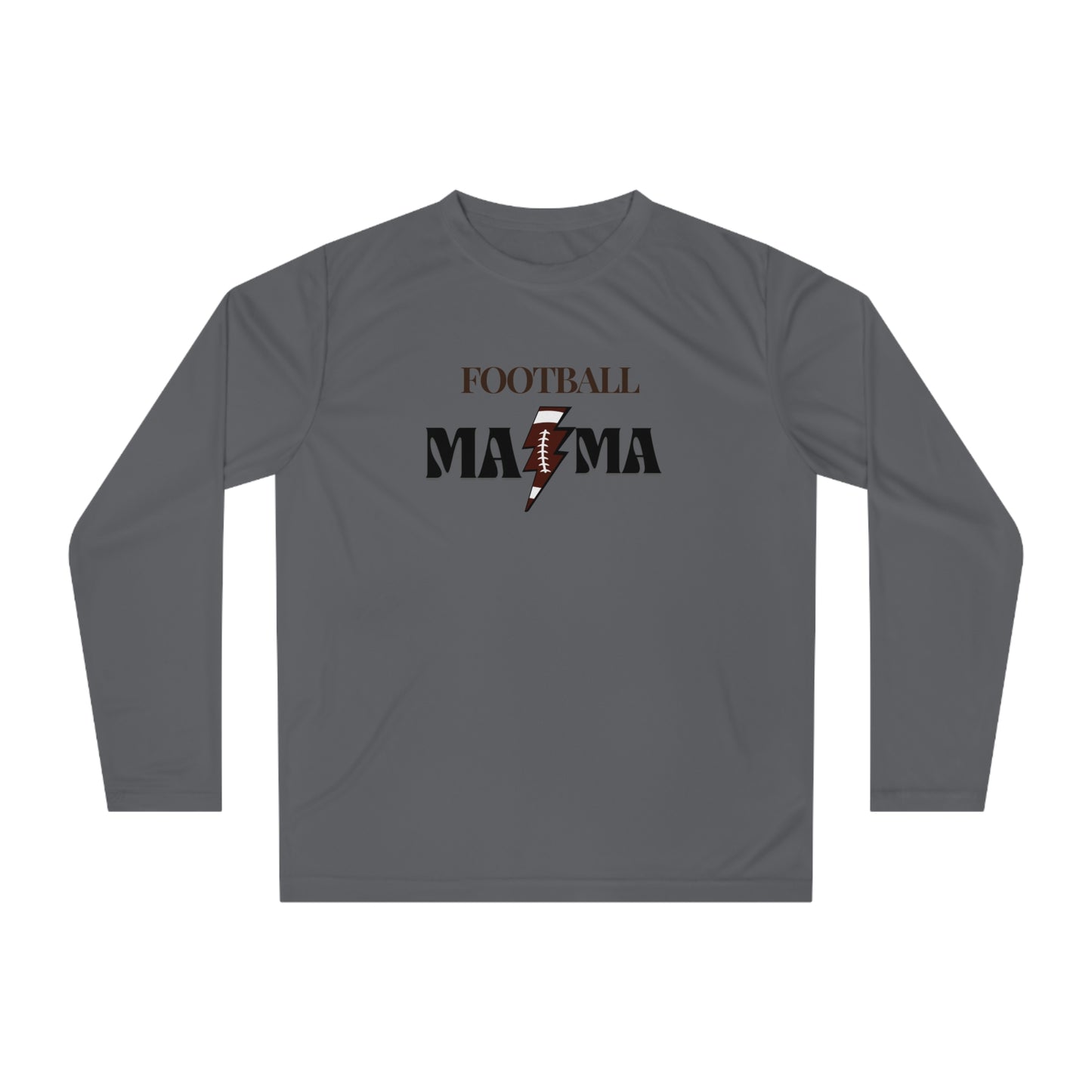 Football Mama Performance Long Sleeve Shirt