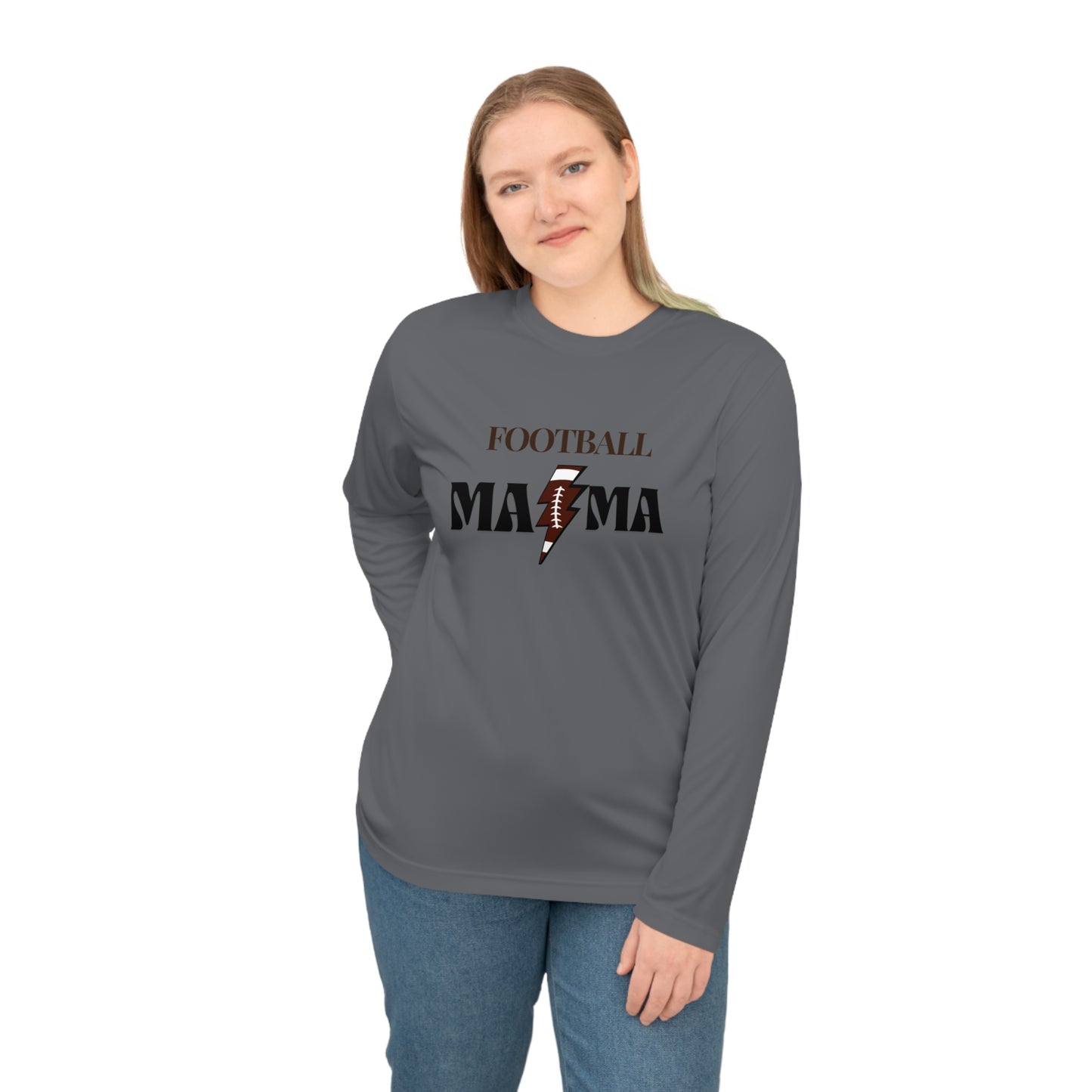 Football Mama Performance Long Sleeve Shirt